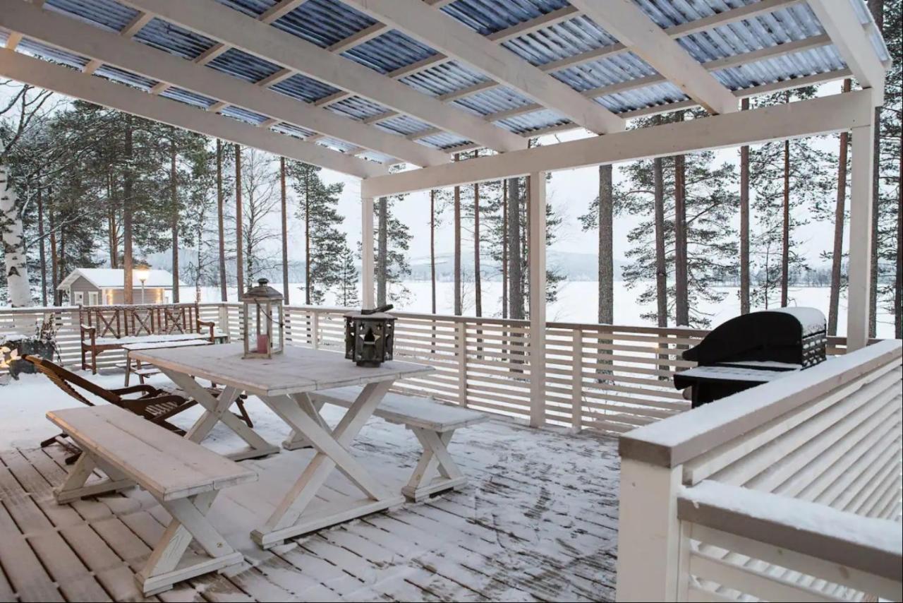 Luxurious Villa Kinos With Jacuzzi Rovaniemi Kültér fotó