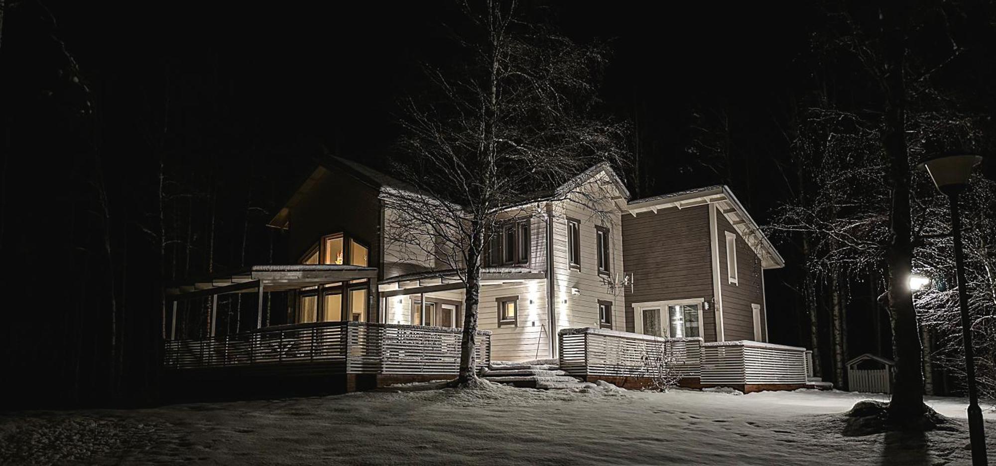 Luxurious Villa Kinos With Jacuzzi Rovaniemi Kültér fotó