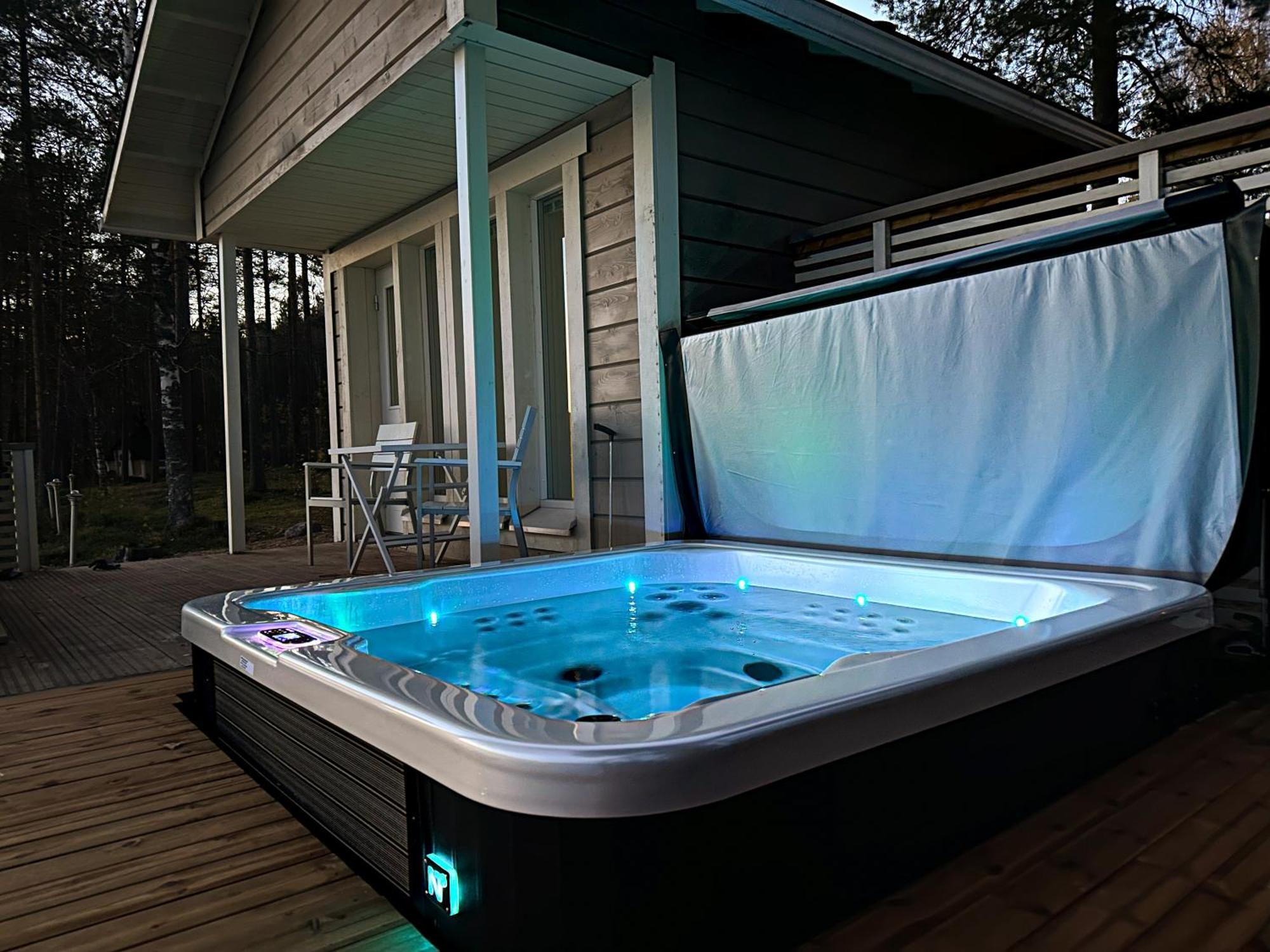 Luxurious Villa Kinos With Jacuzzi Rovaniemi Kültér fotó
