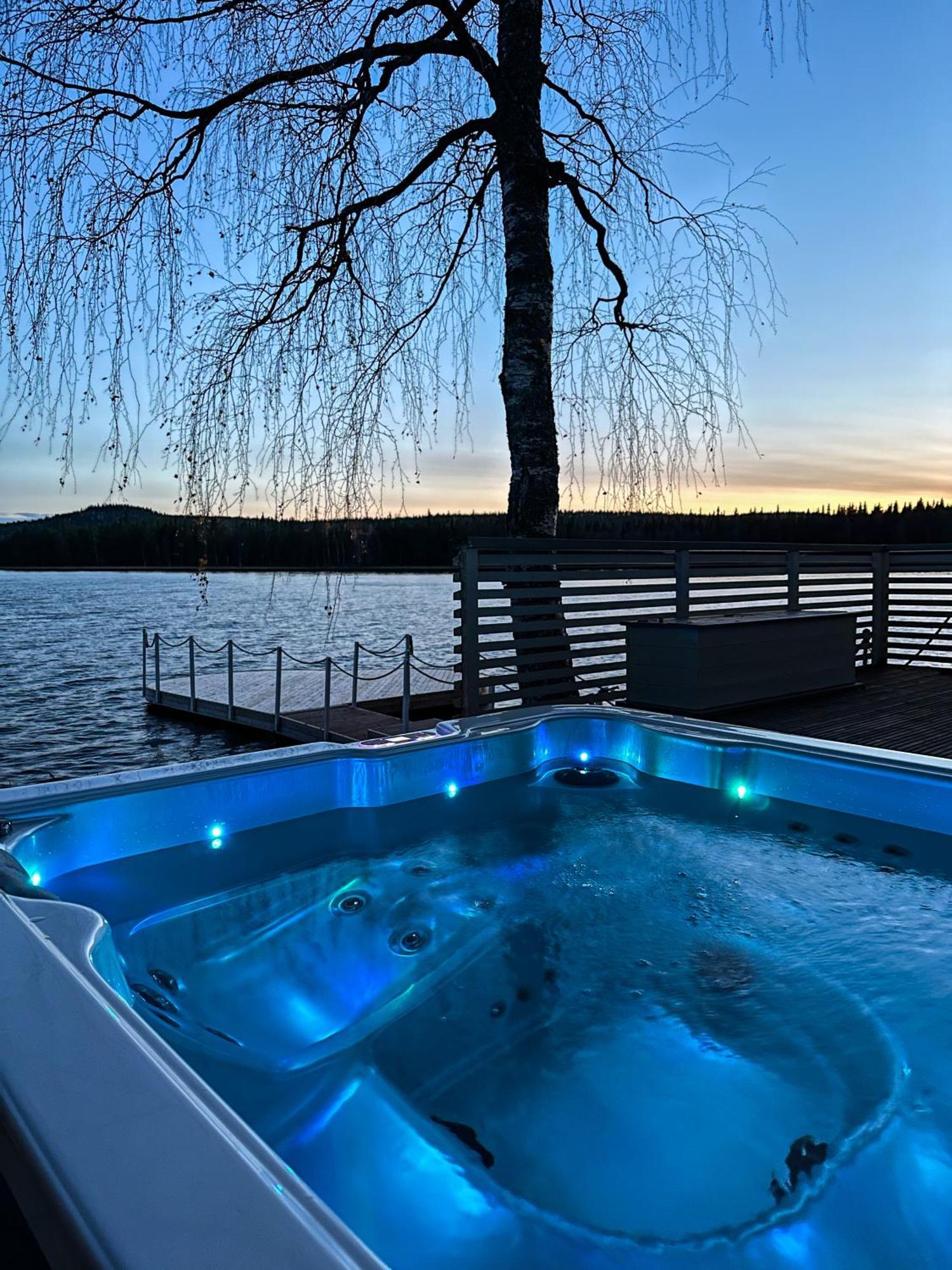 Luxurious Villa Kinos With Jacuzzi Rovaniemi Kültér fotó
